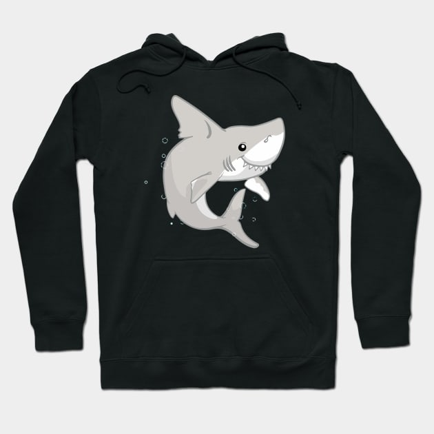 Great shark Hoodie by cartoonowl